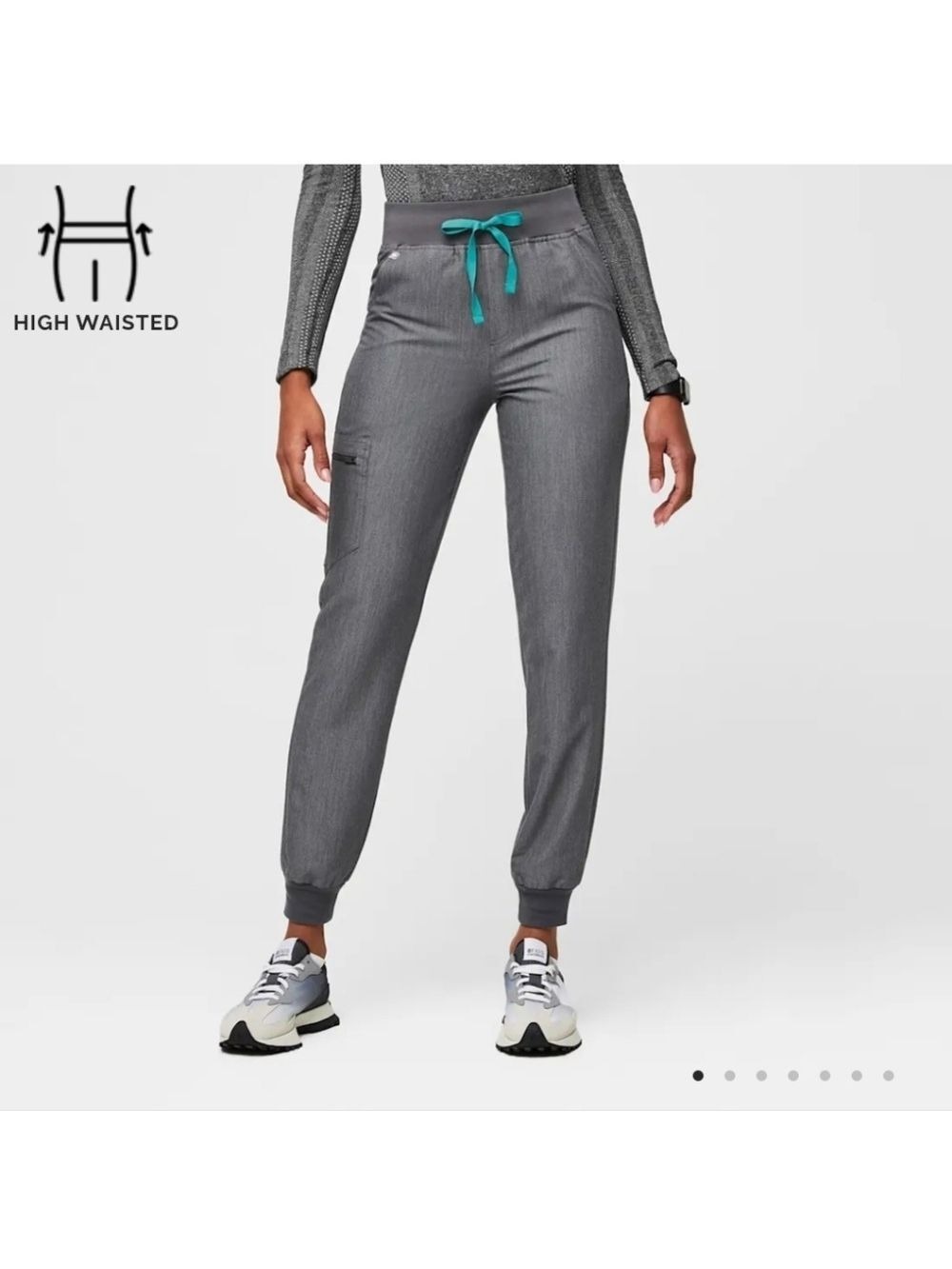 Zamora Jogger Pants Graphite High Waisted